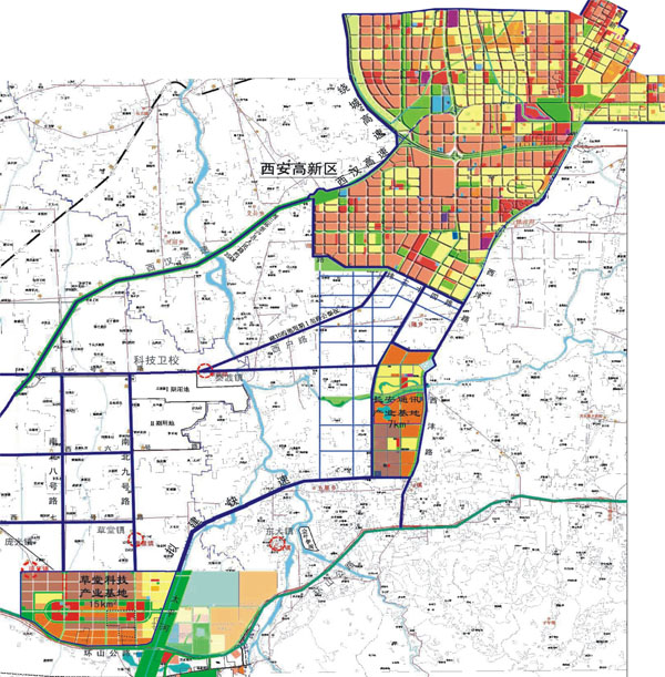 陕西西安高新区属于哪个区图片