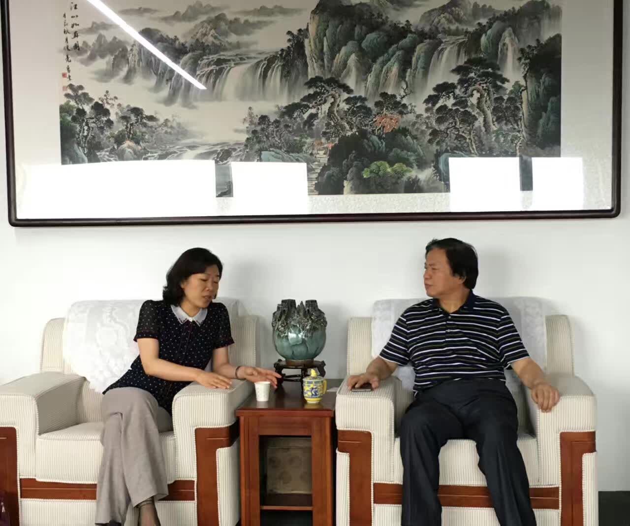 赢在招商在山东一一山东利津县长张晓彬一行来访中商研